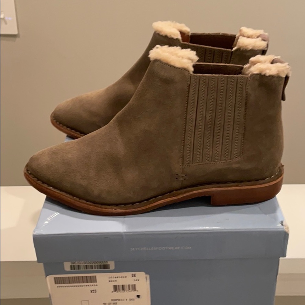 Taupe booties